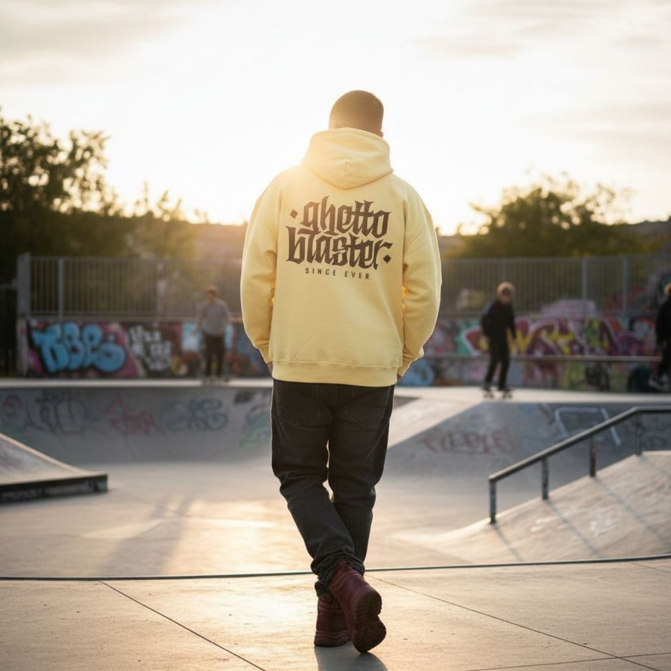 Felpa con Cappuccio Corporate – Lemon - ghettoblasterwear