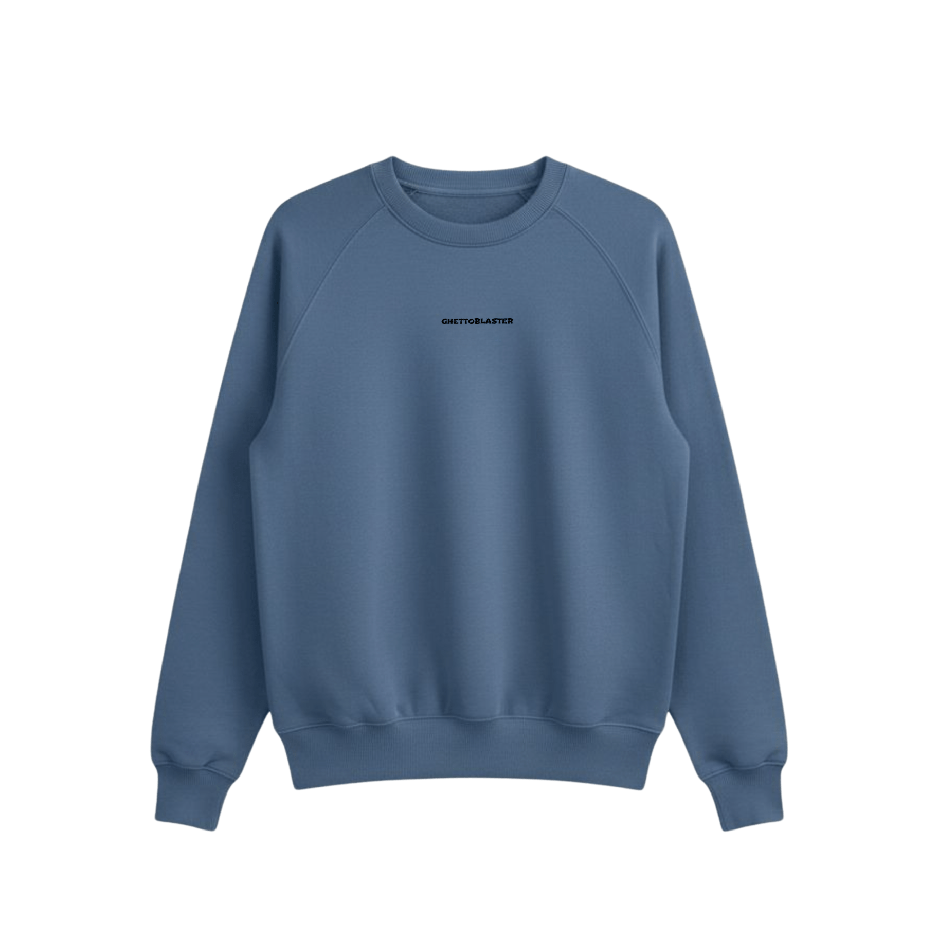 Felpa Girocollo Central Steel Blu - ghettoblasterwear