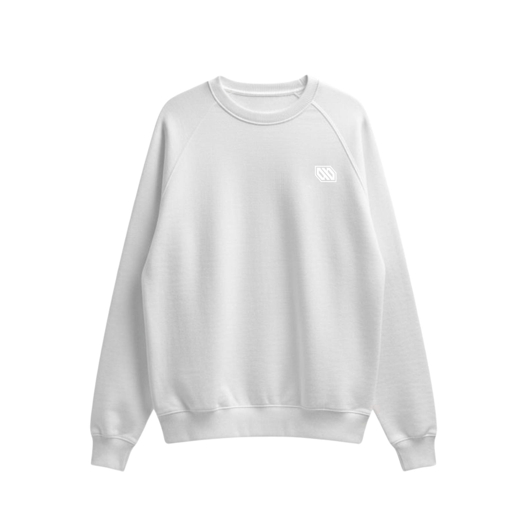 Felpa Girocollo Central White - ghettoblasterwear