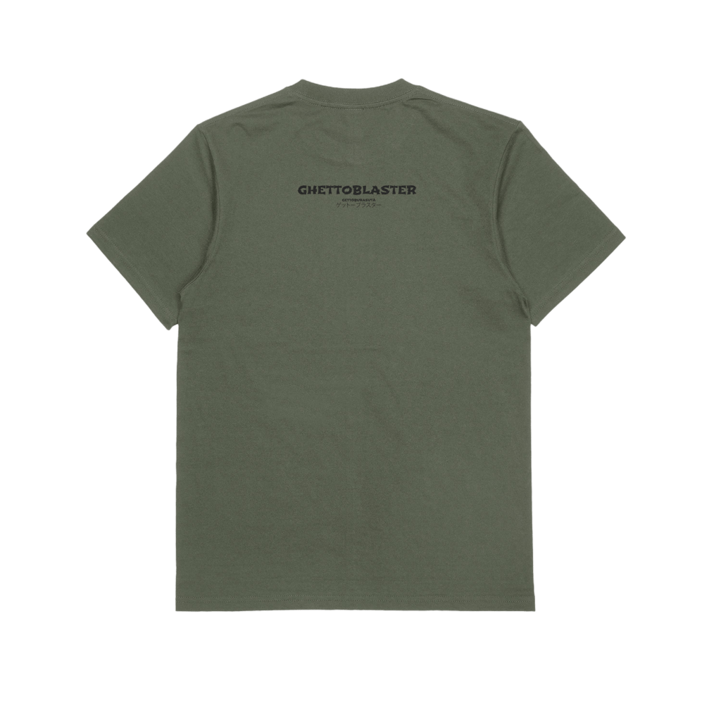 Hasunoana Tee Olive - ghettoblasterwear