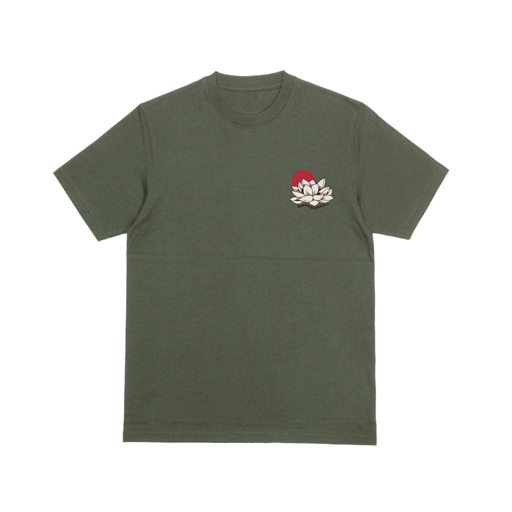 Hasunoana Tee Olive - ghettoblasterwear