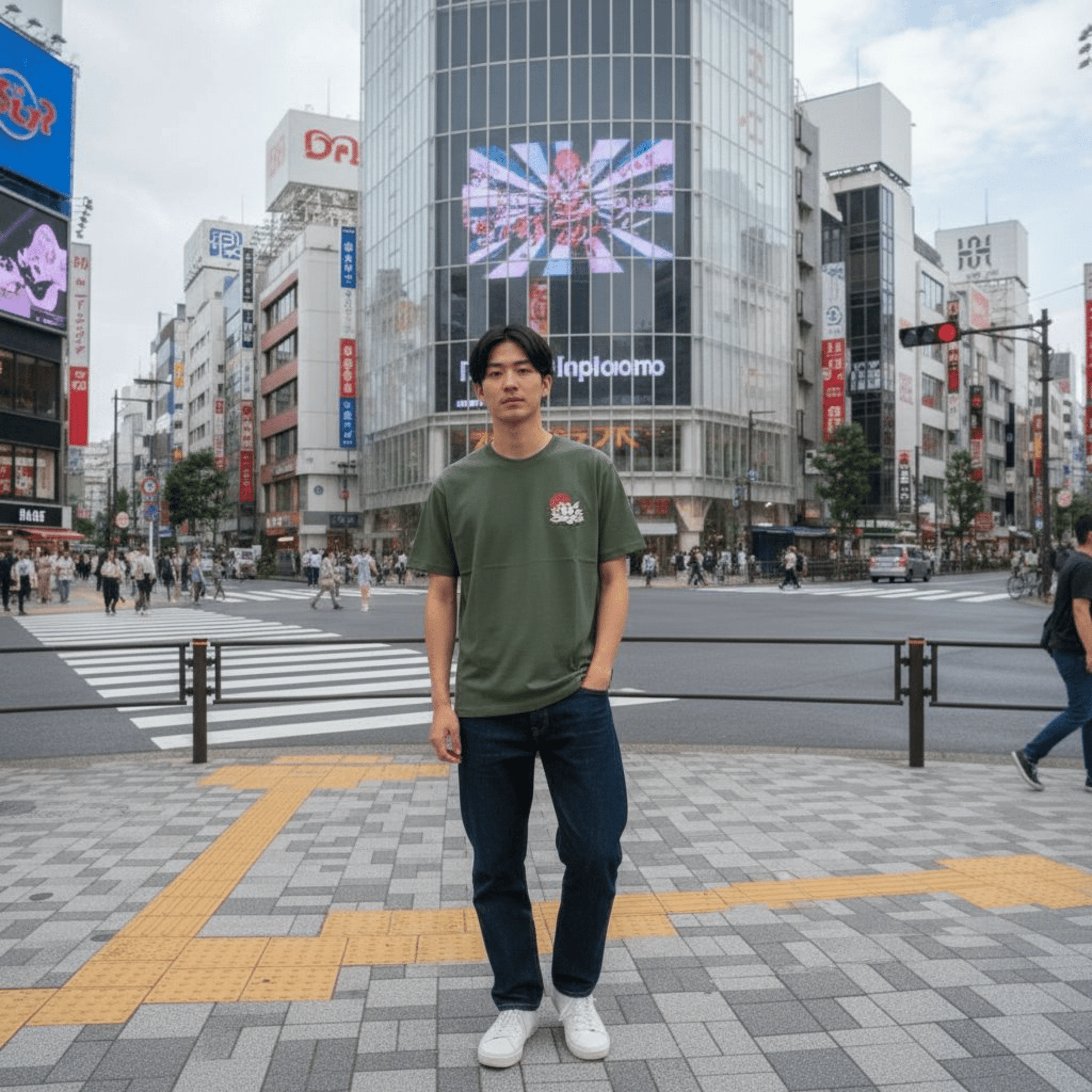 Hasunoana Tee Olive - Ghettoblaster - ghettoblasterwear