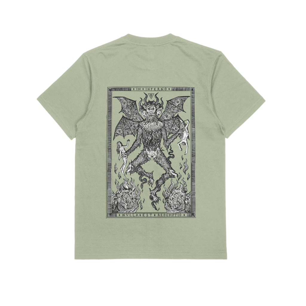 Inferno Tee Rose - ghettoblasterwear