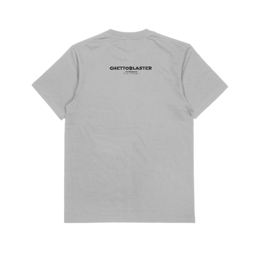 Kanagawa Tee Grey Heather - ghettoblasterwear
