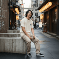 Men - Yoroi Tee – Maglietta Off White - ghettoblasterwear