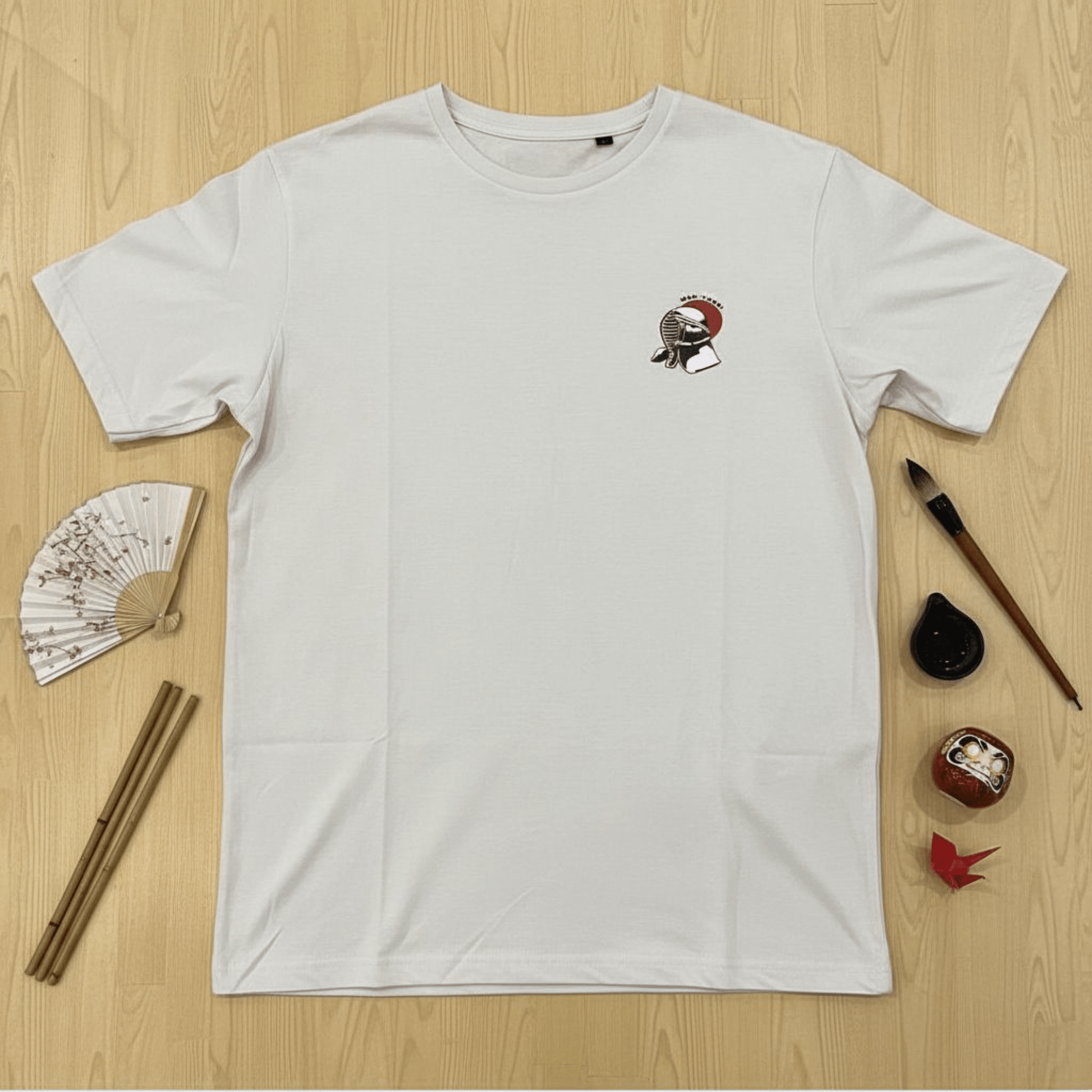 Men - Yoroi Tee – Maglietta Off White - ghettoblasterwear