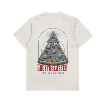 Pizza Trust Tee Off White - ghettoblasterwear