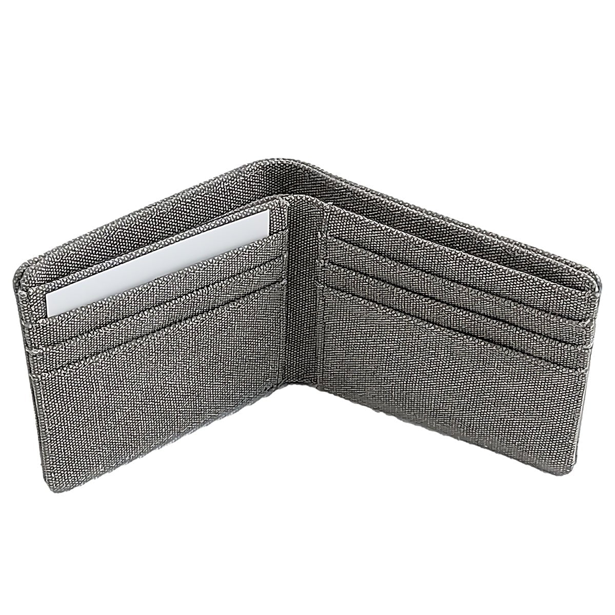Portafoglio in Canvas con Blocco RFID grey - ghettoblasterwear