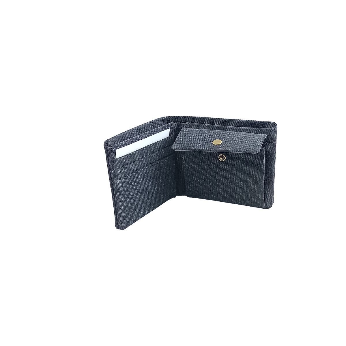 Portafoglio portamonete Canvas RFID blk - ghettoblasterwear