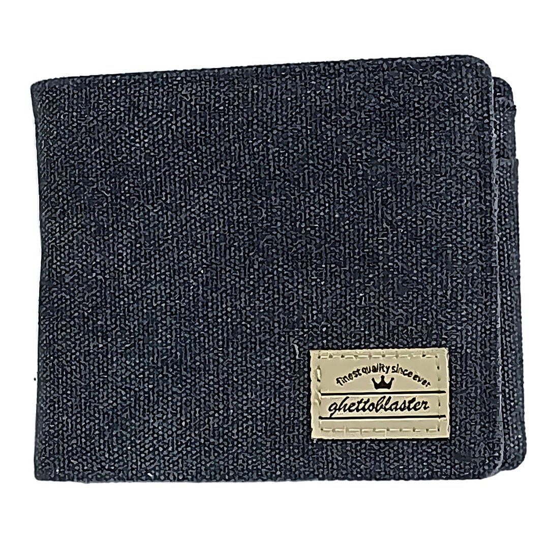Portafoglio portamonete Canvas RFID blk - ghettoblasterwear