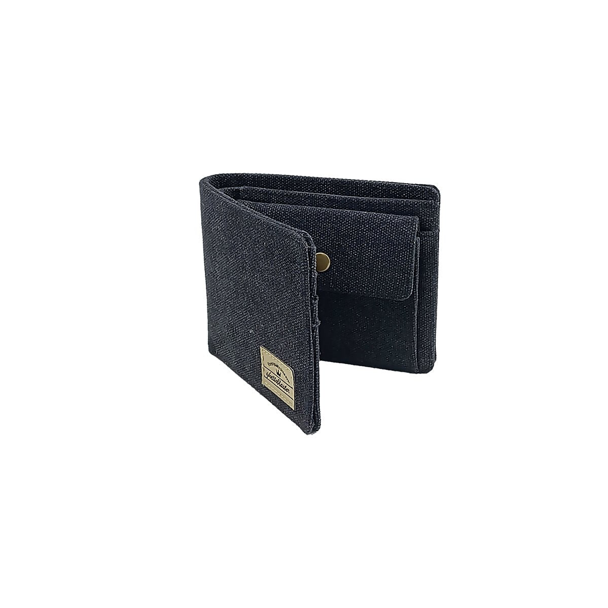 Portafoglio portamonete Canvas RFID blk - ghettoblasterwear