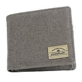 Portafoglio portamonete Canvas RFID grey - ghettoblasterwear