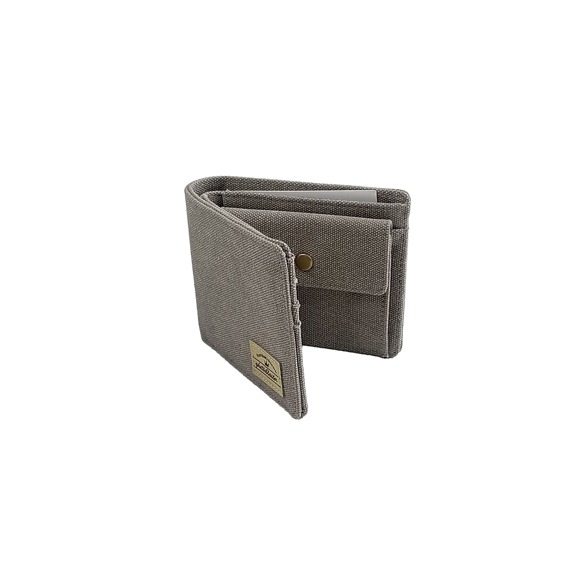 Portafoglio portamonete Canvas RFID grey - ghettoblasterwear