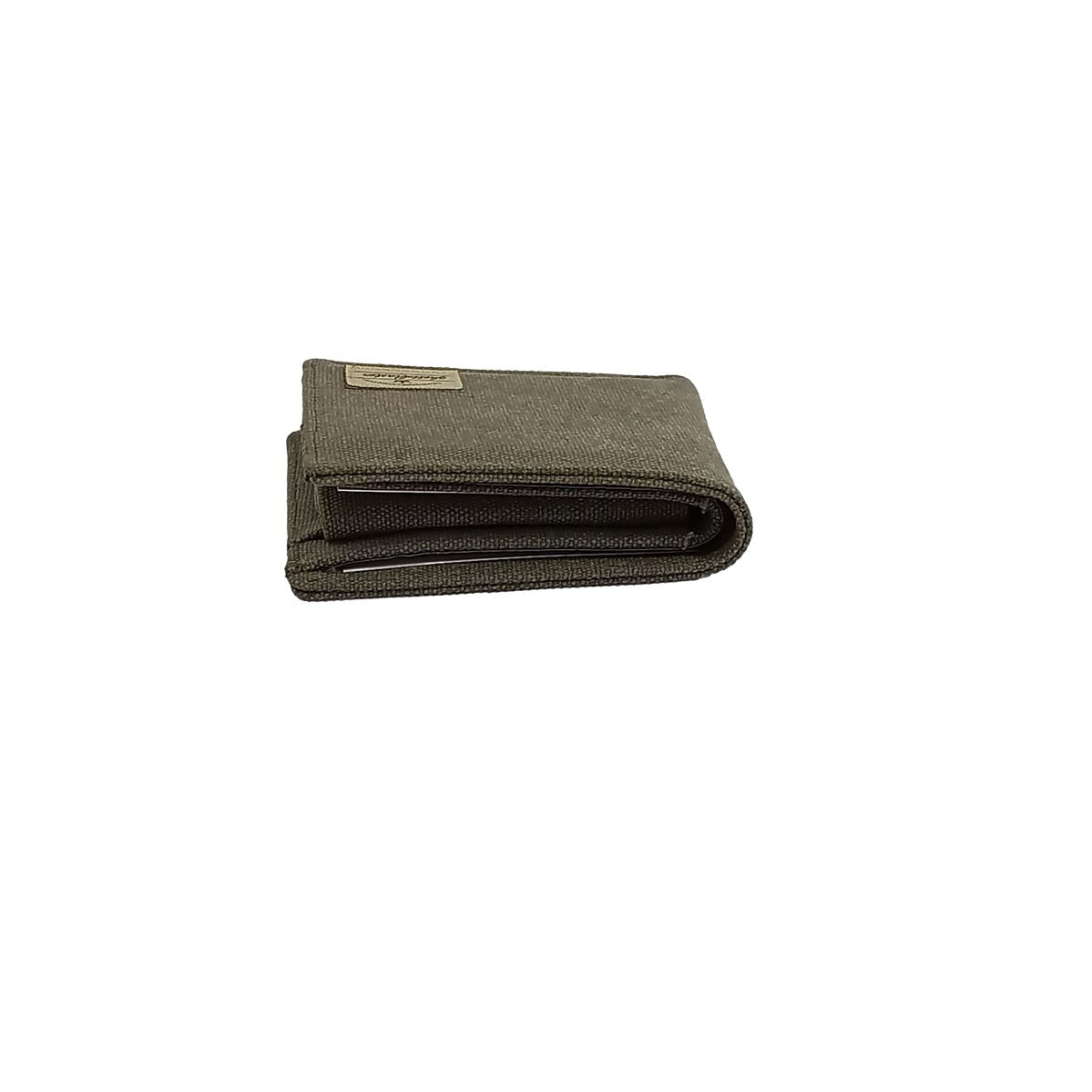Portafoglio portamonete Canvas RFID olive - ghettoblasterwear