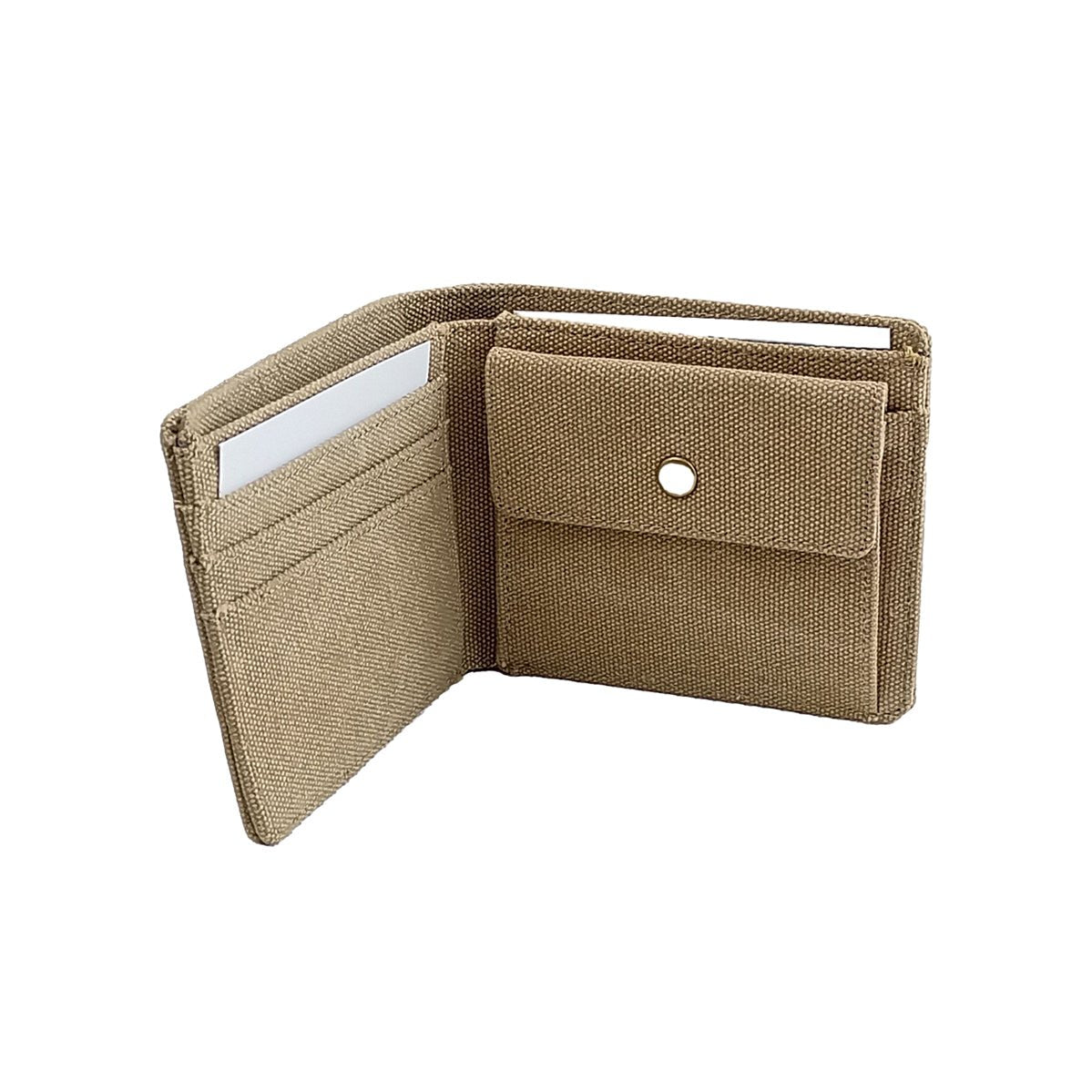Portafoglio portamonete Canvas RFID sand - ghettoblasterwear