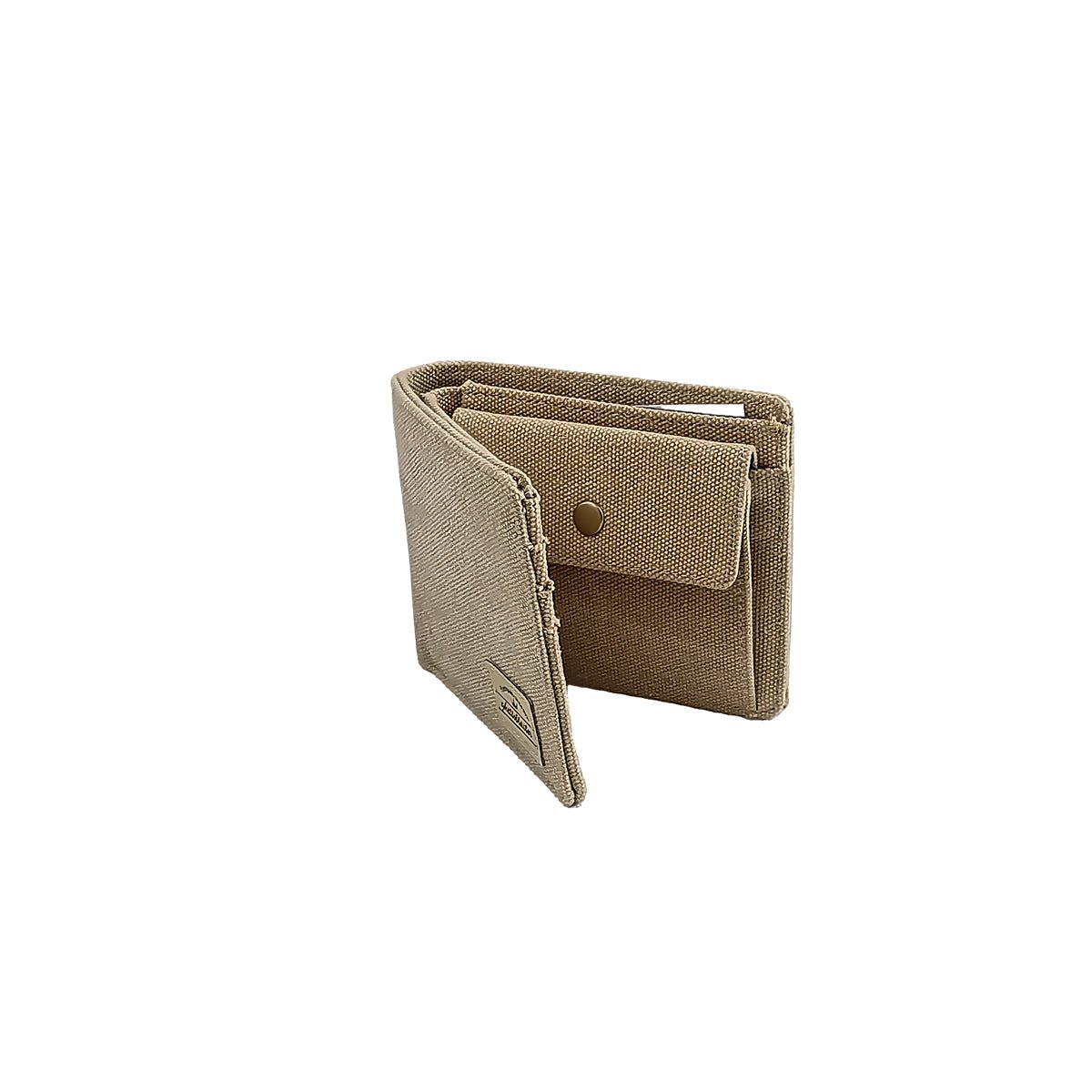 Portafoglio portamonete Canvas RFID sand - ghettoblasterwear