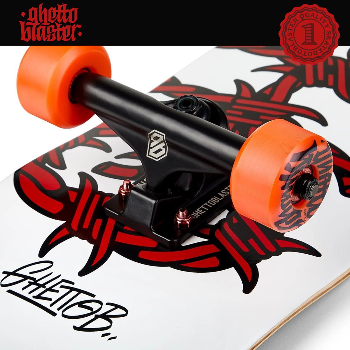 Skate per iniziare Barbed Wire Red 8.0" - 8.25" - ghettoblasterwear