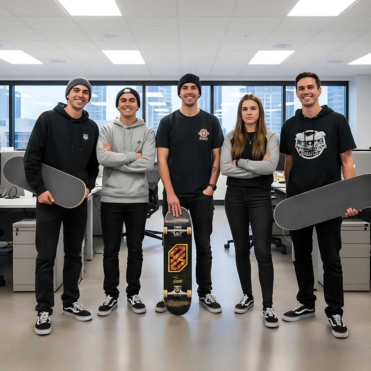 Skate per iniziare Flame Yellow 8.125" - ghettoblasterwear