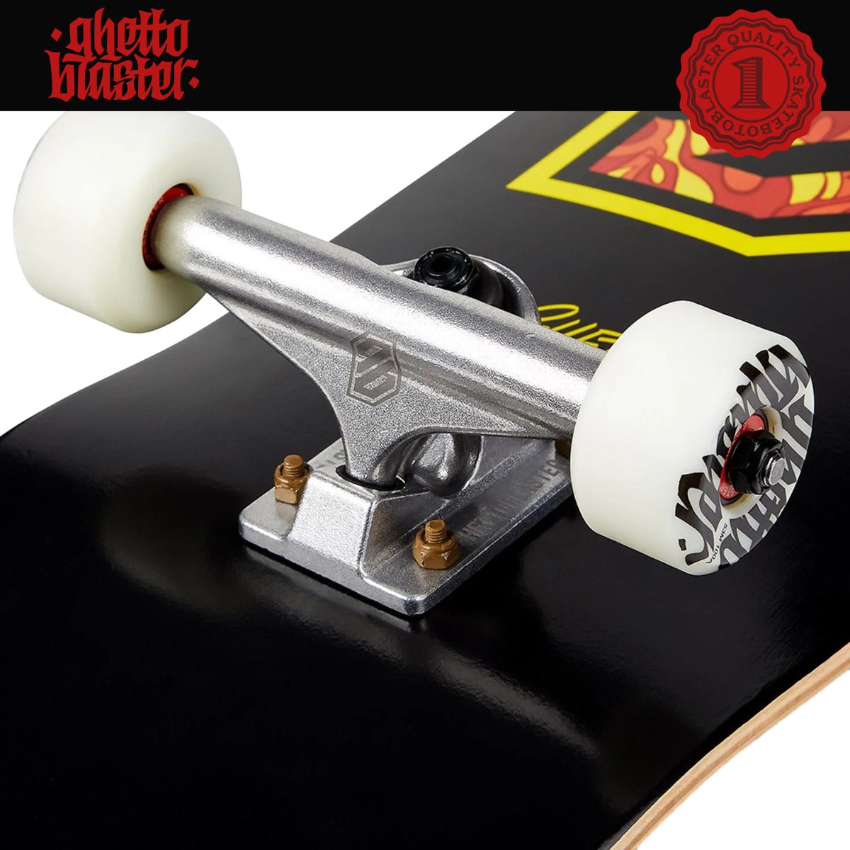 Skate per iniziare Flame Yellow 8.125" - ghettoblasterwear