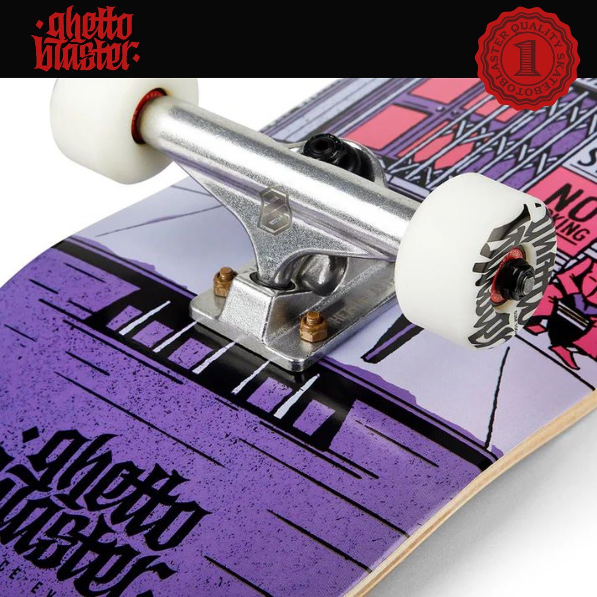 Skate per iniziare Ghetto Hotel Purple 8.125" - ghettoblasterwear