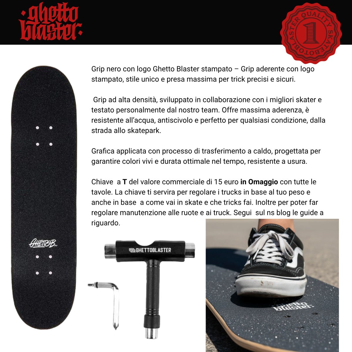 Skate per iniziare Push Goofy 8.0" - ghettoblasterwear