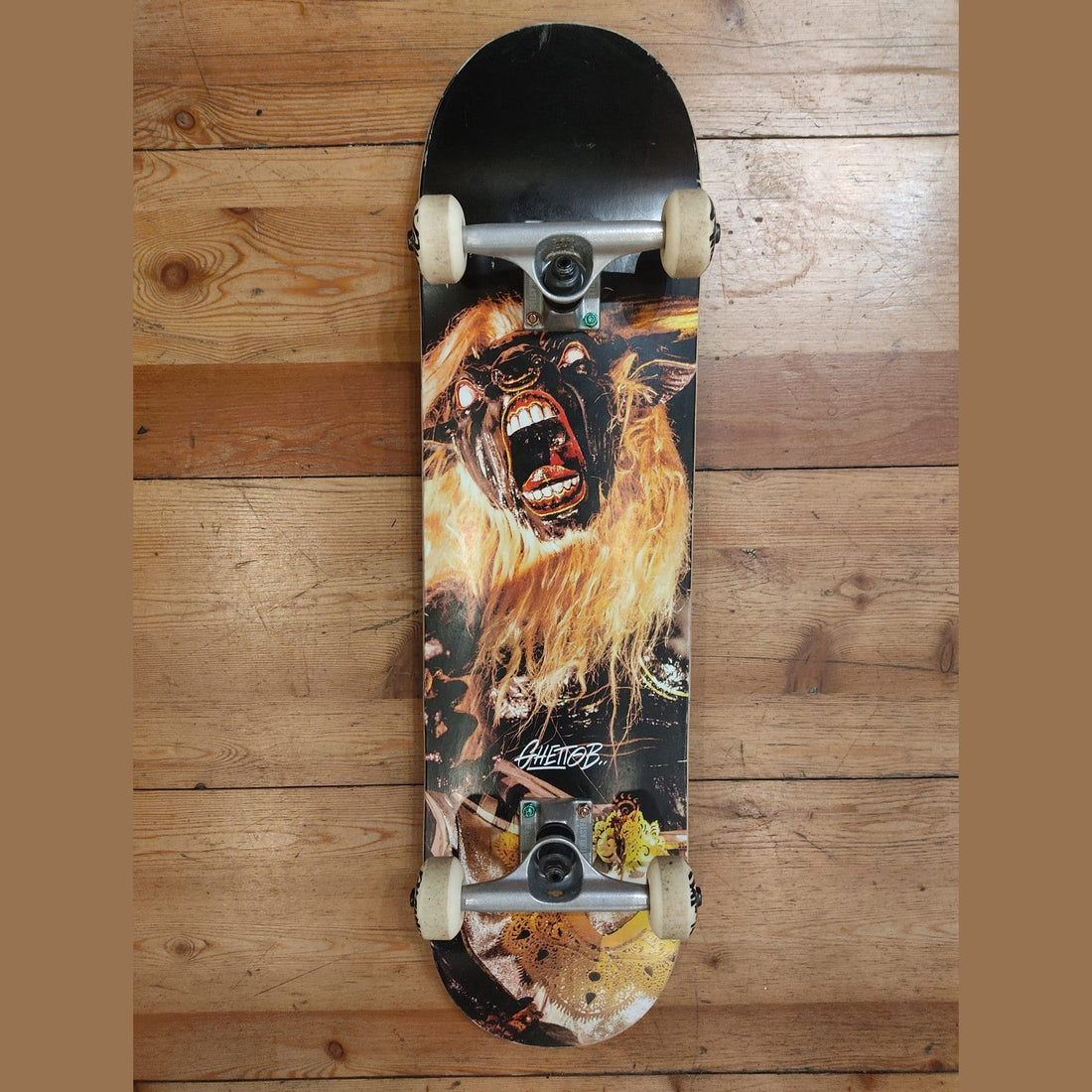 Skateboard Usato – Grado 6/10 | Tavola 8.125" in Acero Hard Rock Canadese - ghettoblasterwear