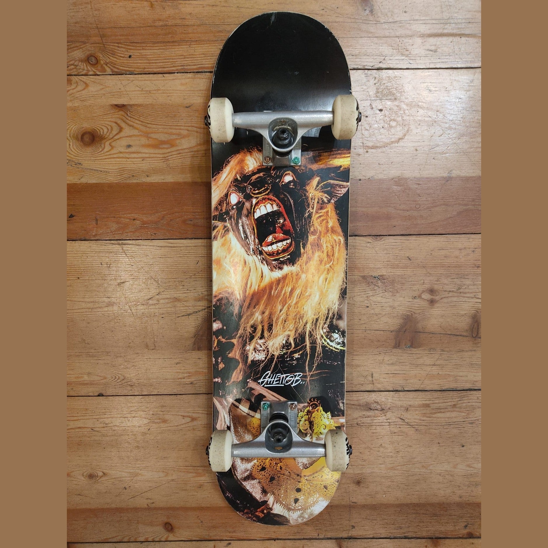 Skateboard Usato – Grado 6/10 | Tavola 8.125" in Acero Hard Rock Canadese - ghettoblasterwear