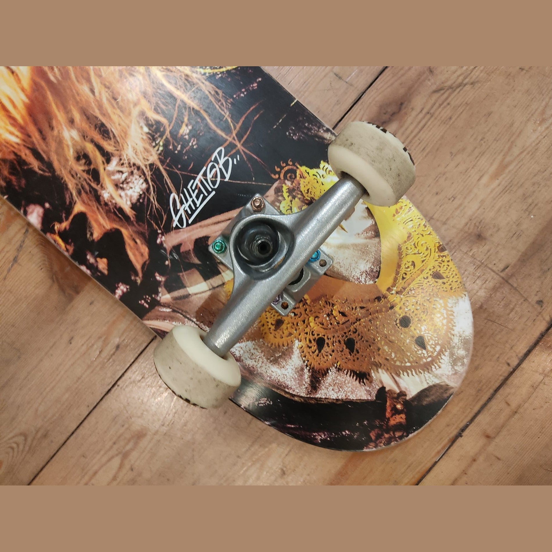Skateboard Usato – Grado 6/10 | Tavola 8.125" in Acero Hard Rock Canadese - ghettoblasterwear