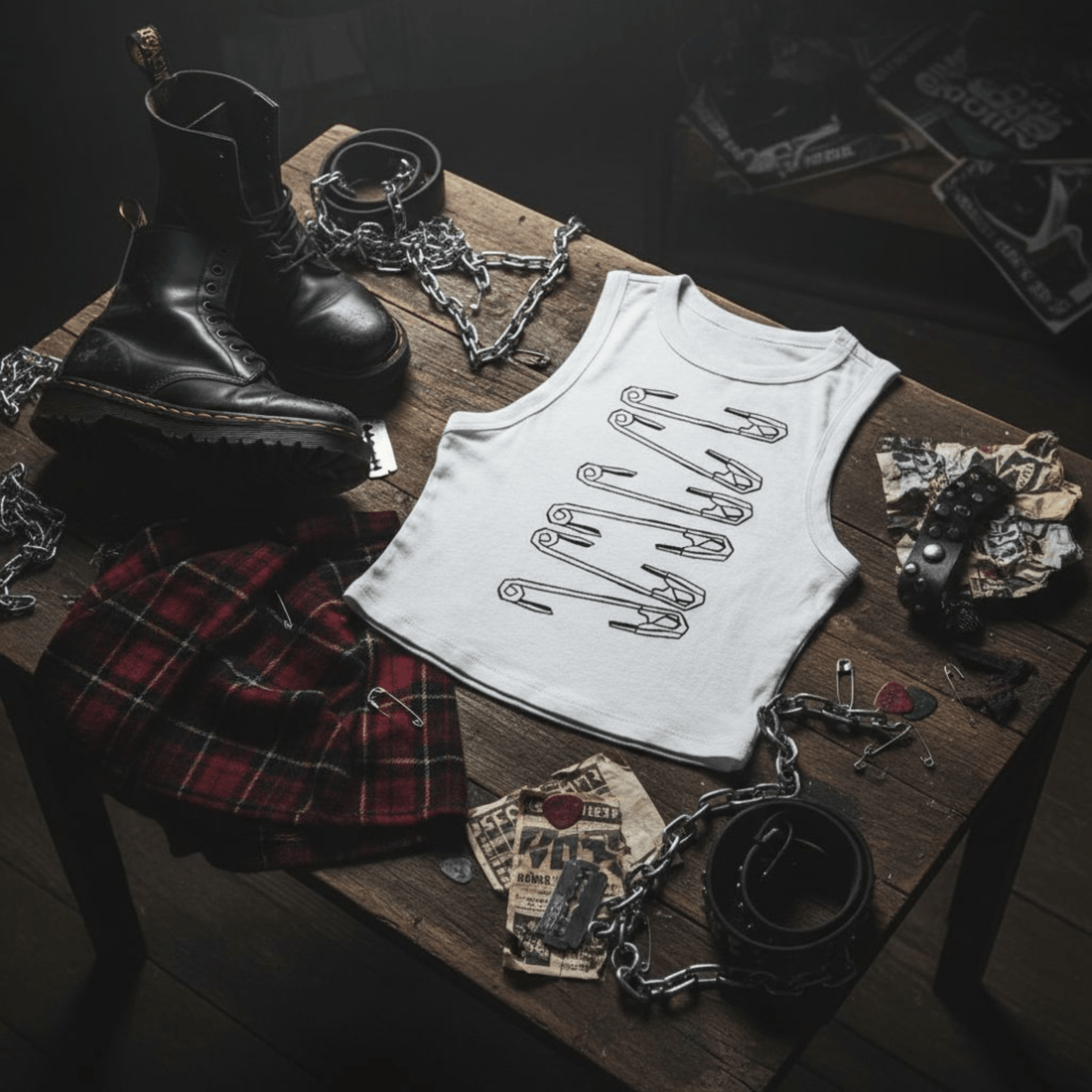 Spille Crop Top Donna White - Ghettoblaster - ghettoblasterwear