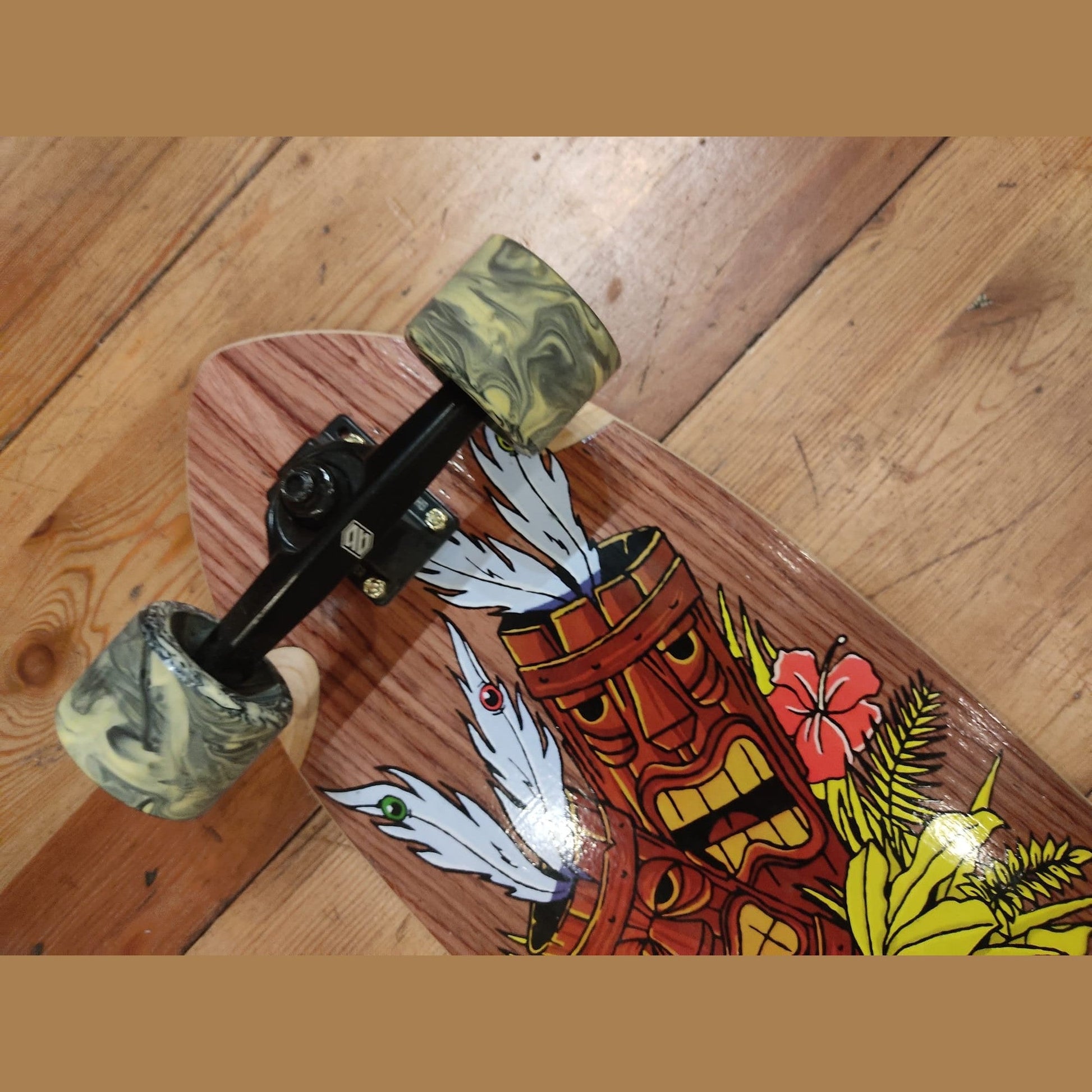 Surfskate Usato – Grado 10/10 | Tavola 32" in Acero e Mogano - ghettoblasterwear