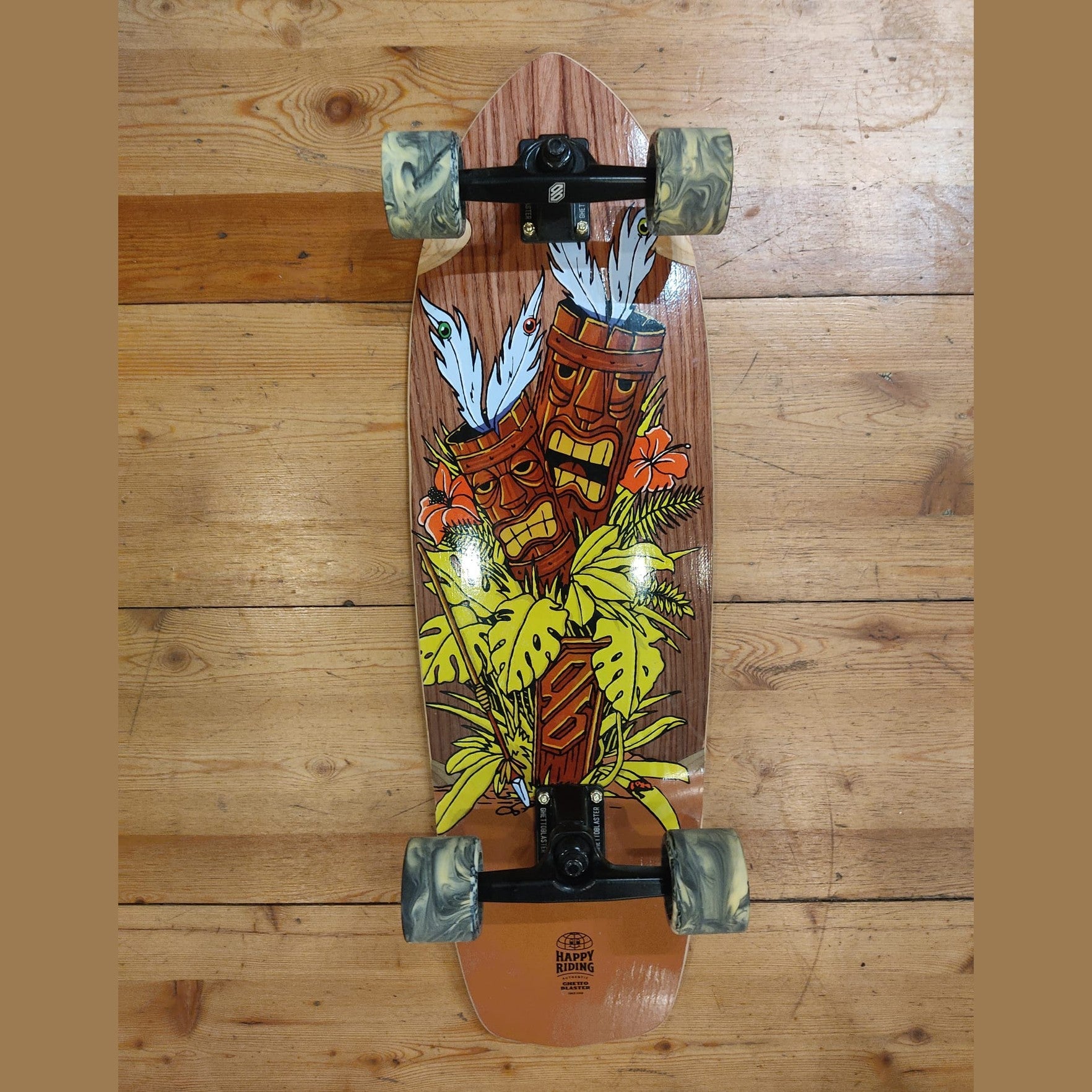 Surfskate Usato – Grado 10/10 | Tavola 32" in Acero e Mogano - ghettoblasterwear