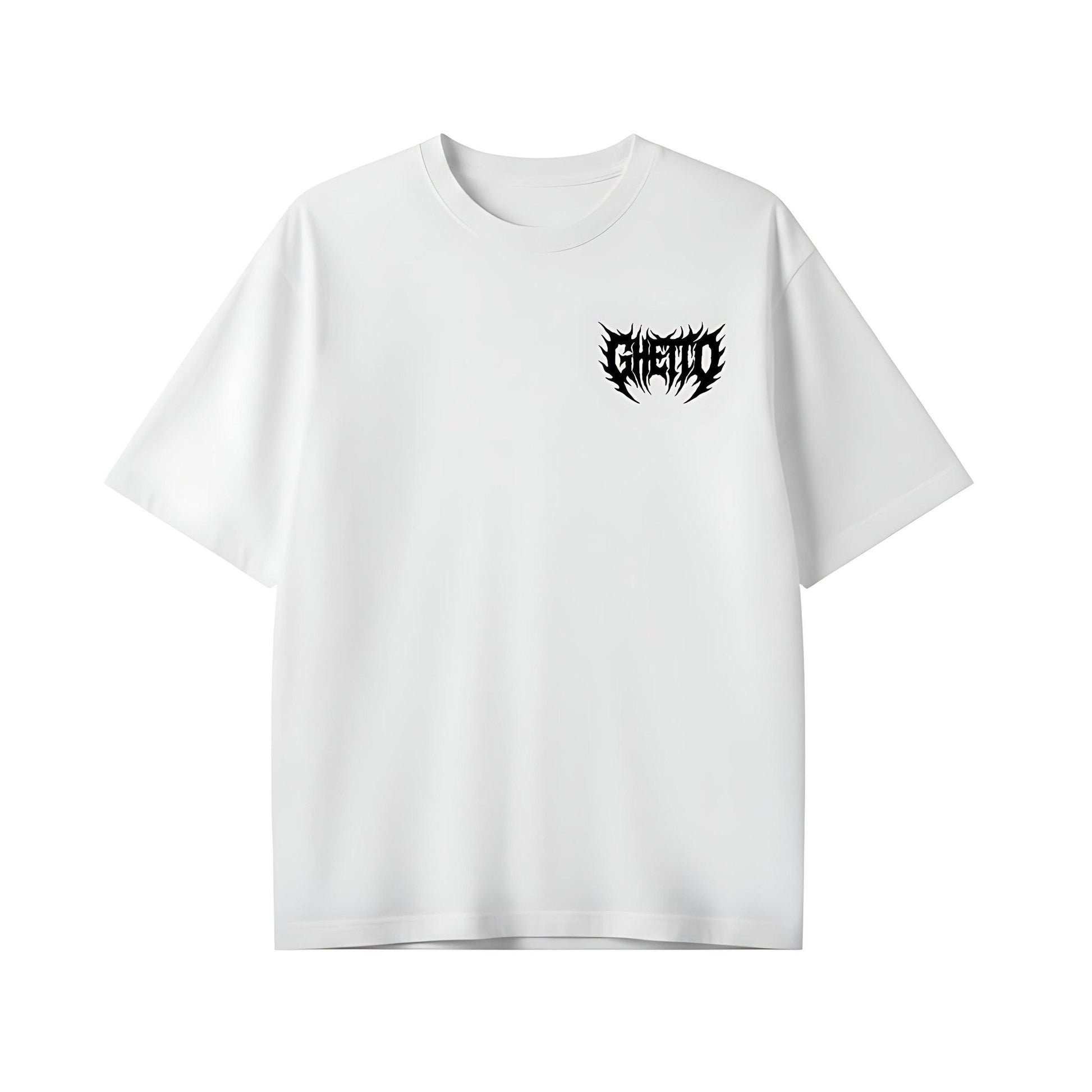 T-Shirt Bat White – Streetwear - ghettoblasterwear