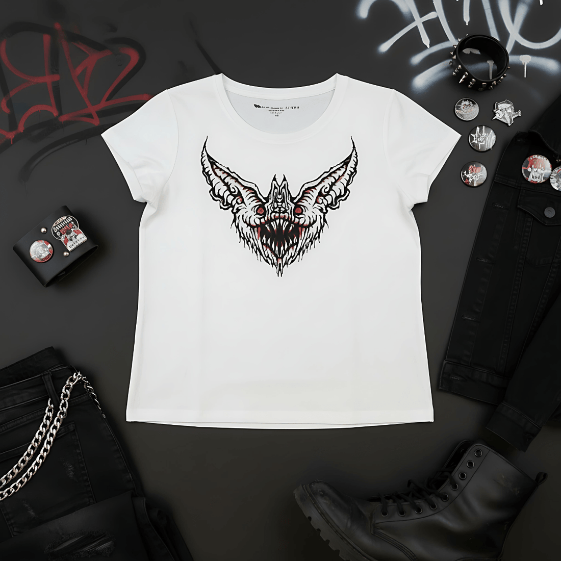 T-Shirt Bath Girl - White - Streetwear - ghettoblasterwear