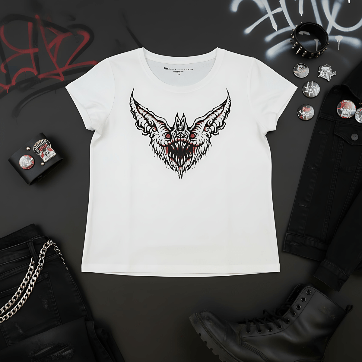 T-Shirt Bath Girl - White - Streetwear - ghettoblasterwear