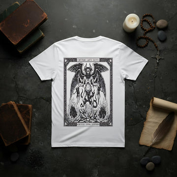 T-Shirt Dante series Lucifer - White - Streetwear - ghettoblasterwear