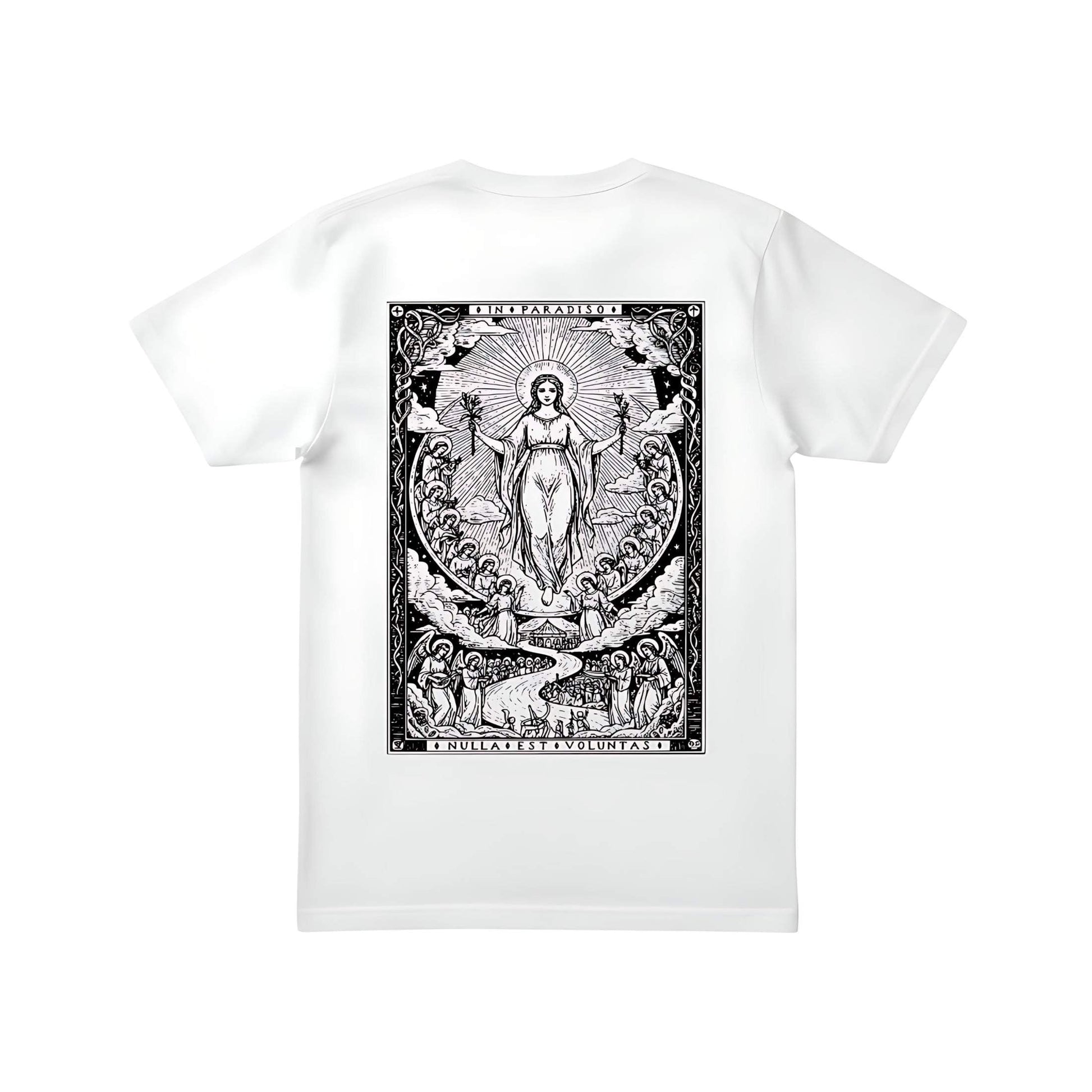 T-Shirt Dante series Paradise - White - Streetwear - ghettoblasterwear