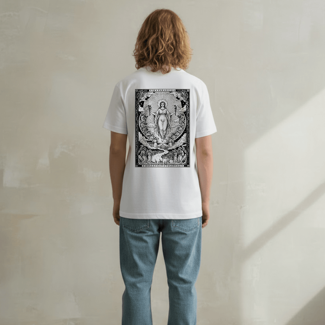 T-Shirt Dante series Paradise - White - Streetwear - ghettoblasterwear