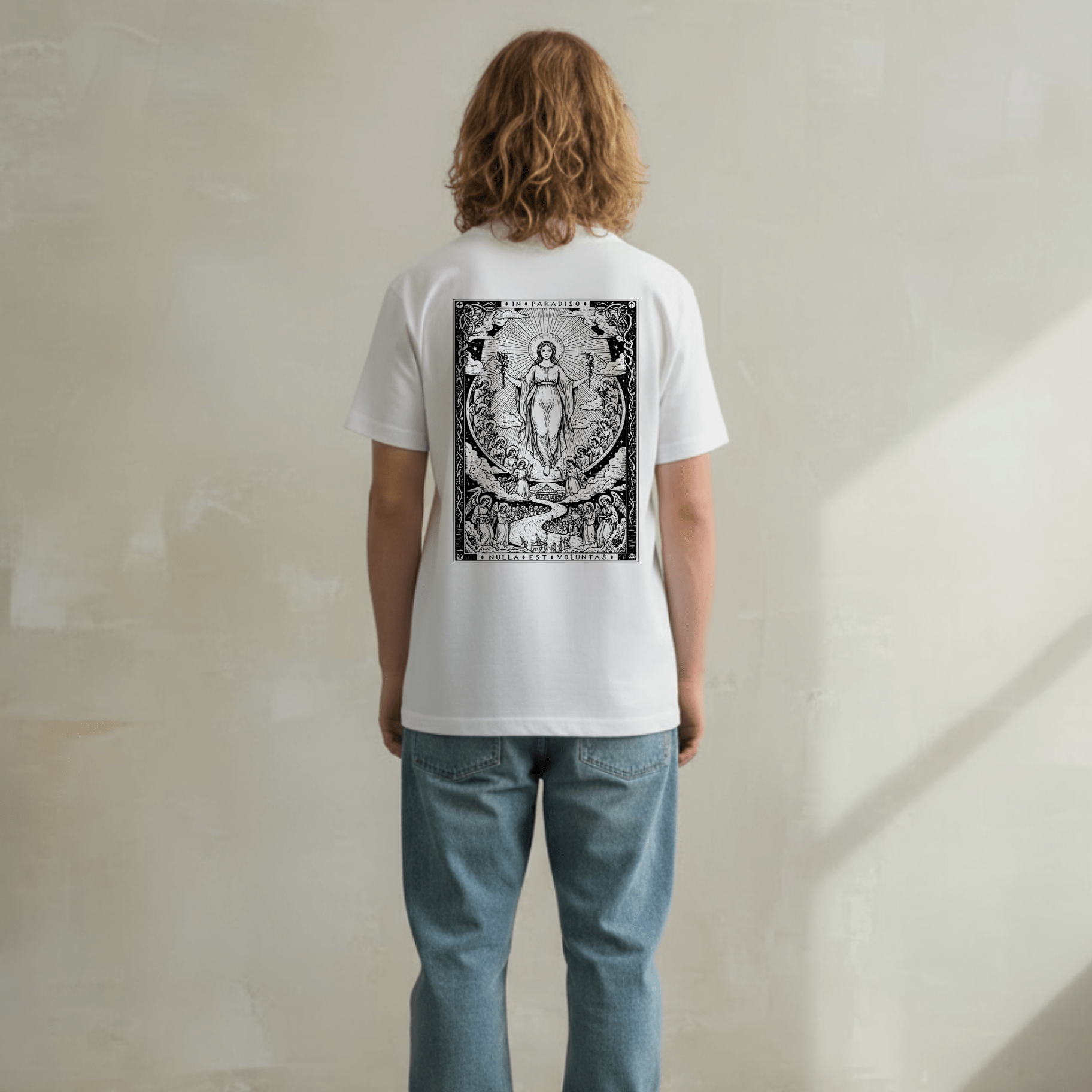 T-Shirt Dante series Paradise - White - Streetwear - ghettoblasterwear