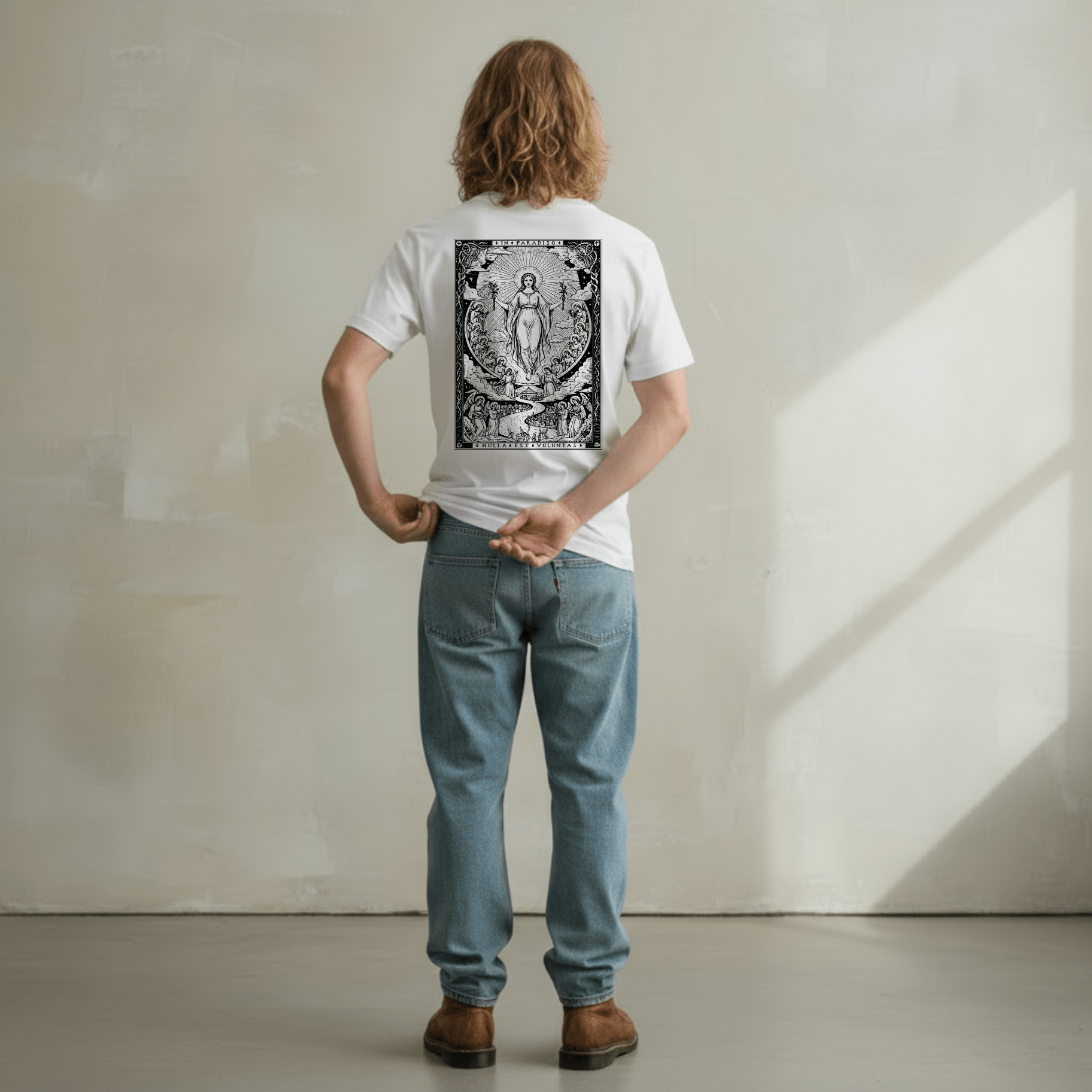 T-Shirt Dante series Paradise - White - Streetwear - ghettoblasterwear