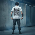 T-Shirt Dante series Tenebris Veritas - White - Streetwear - ghettoblasterwear