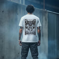 T-Shirt Dante series Tenebris Veritas - White - Streetwear - ghettoblasterwear