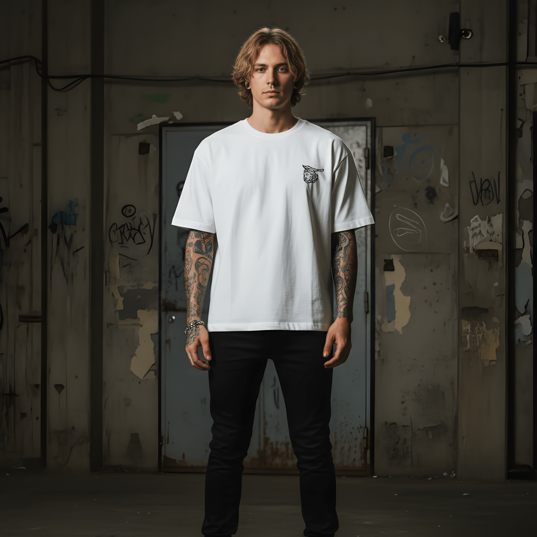 T-Shirt Mouth - White - Streetwear - ghettoblasterwear