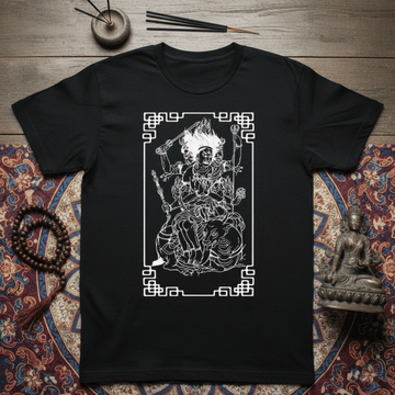 T-Shirt Nero Tibet God – Stile Streetwear - ghettoblasterwear