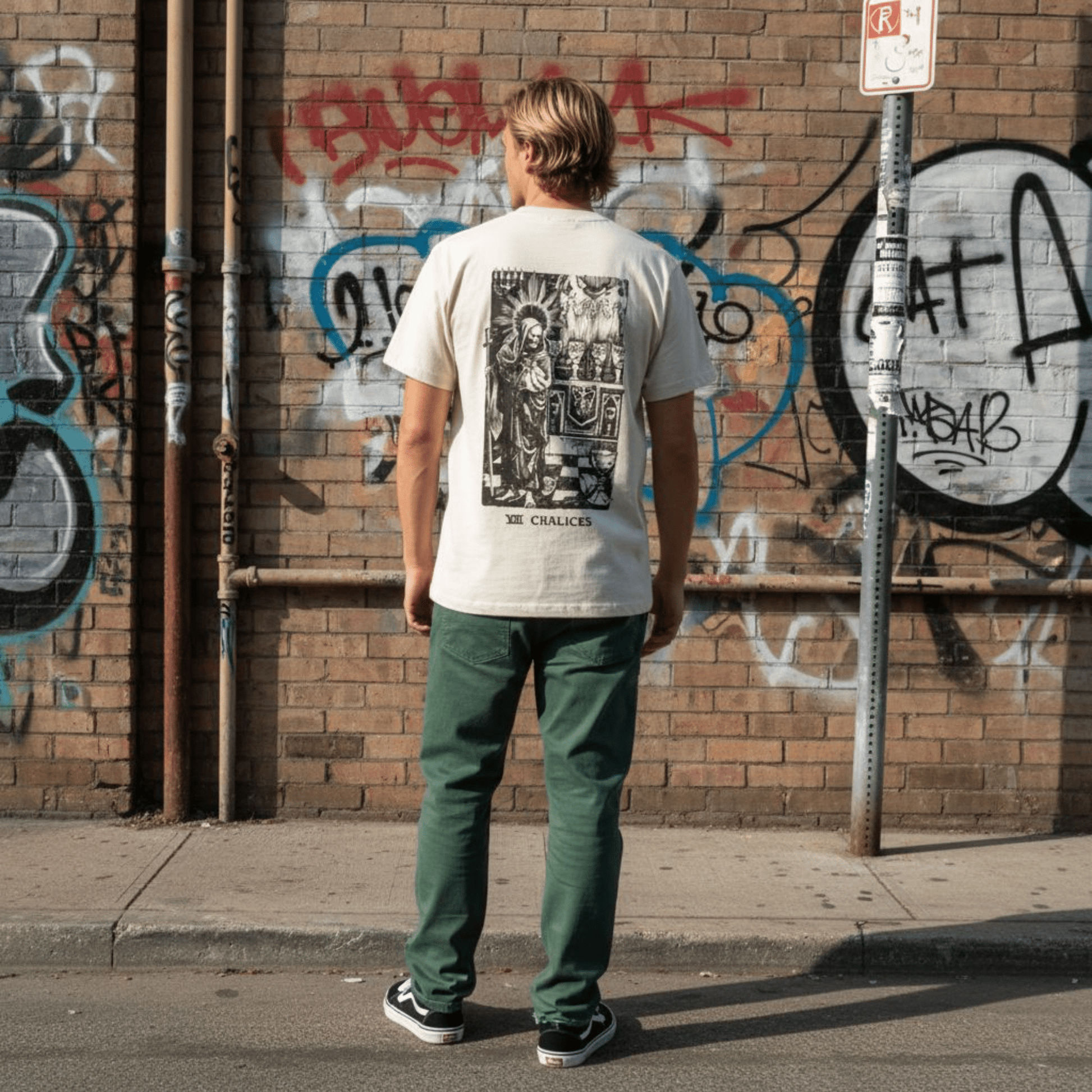 T-Shirt Off White Tarots Chalis – Streetwear - ghettoblasterwear