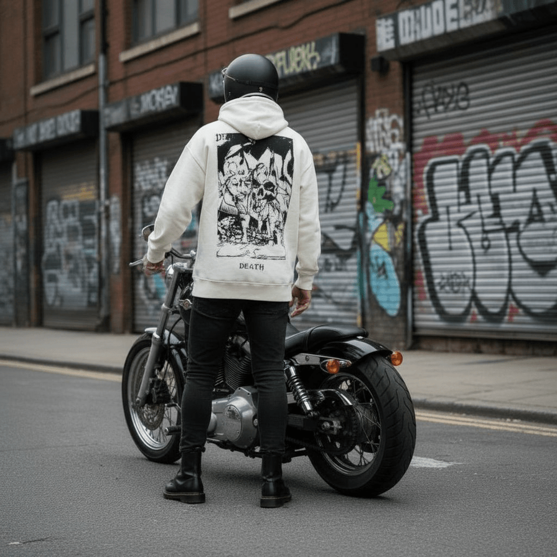 Tarots Death Butter Felpa con Cappuccio - ghettoblasterwear