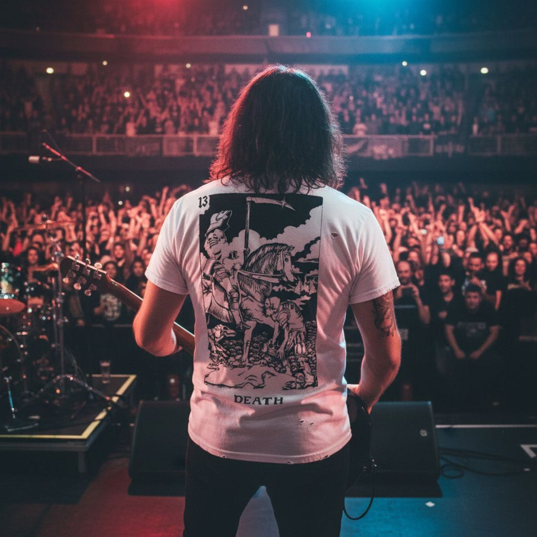 Tarots Death Tee Off White - ghettoblasterwear