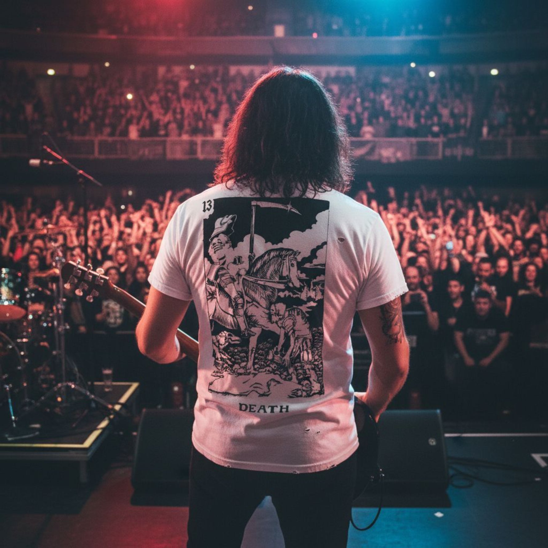 Tarots Death Tee Off White - ghettoblasterwear