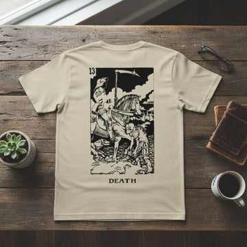 Tarots Death Tee Off White - ghettoblasterwear