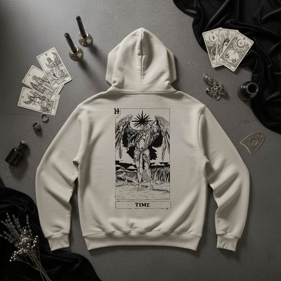 Tarots Time Butter Felpa con Cappuccio - ghettoblasterwear