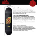 Tavola da skate pre gripped Flame Yellow 8.125